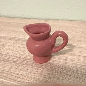 Mini Pink Ceramic Pitcher